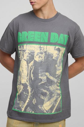 Oversized Gelicenseerd Groen T-Shirt charcoal