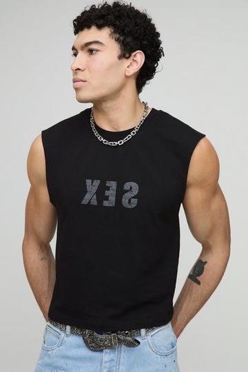 Boxy Be You Pride Tank Top black