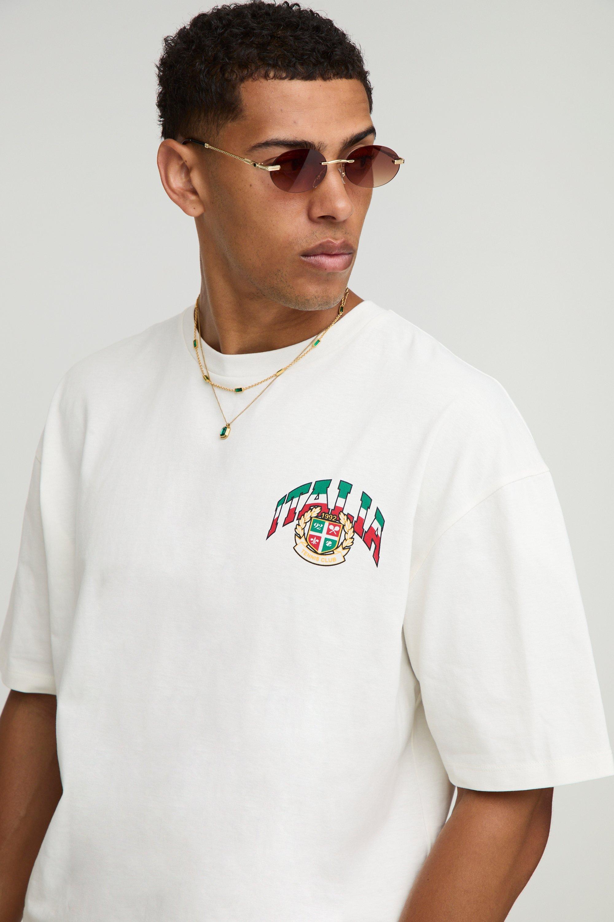 Sfera Oversized Boxy Italia Printed T-Shirt