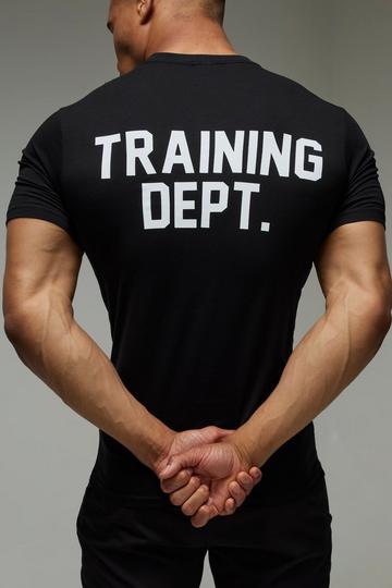 Muscle Fit Training Dept T-Shirt black