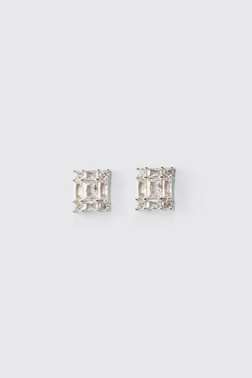 Oorbellen Met Steentjes silver