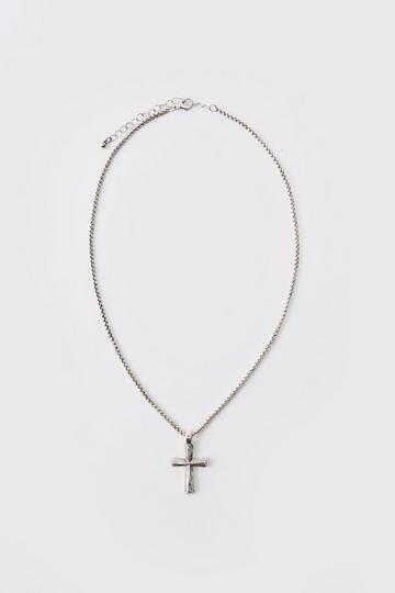 Zilveren Kruis Hanger silver
