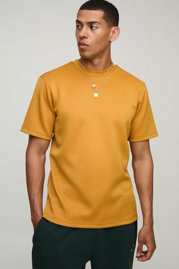 Scuba Regular Fit T-Shirt mustard