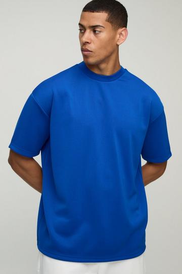 Oversized Scuba T-Shirt cobalt