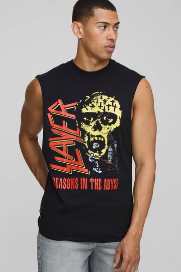 Zwarte Gelicenseerde Regular Fit Slayer Tank Top black