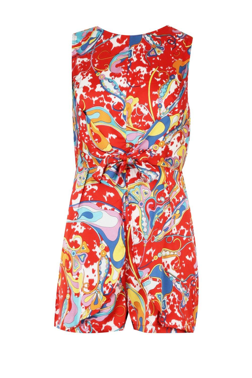 printed playsuit