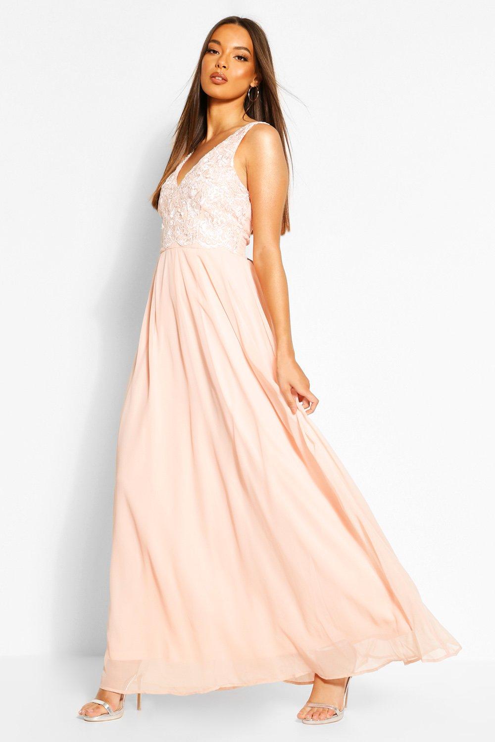 boohoo embellished maxi dress