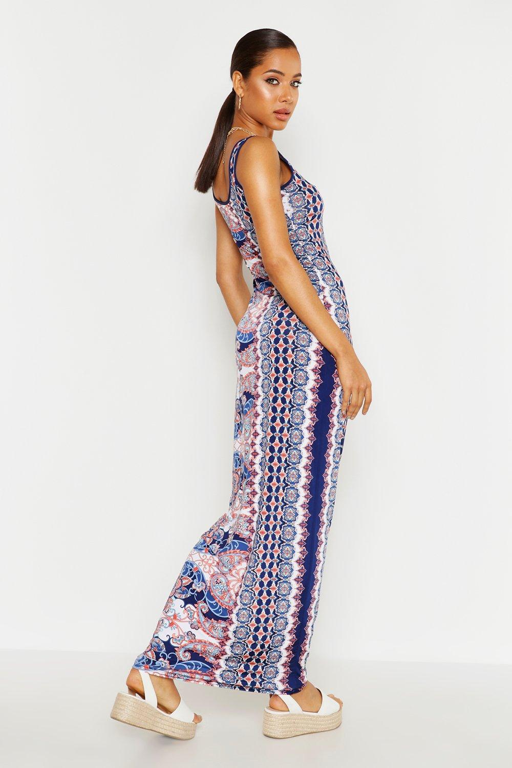 Boohoo paisley maxi outlet dress