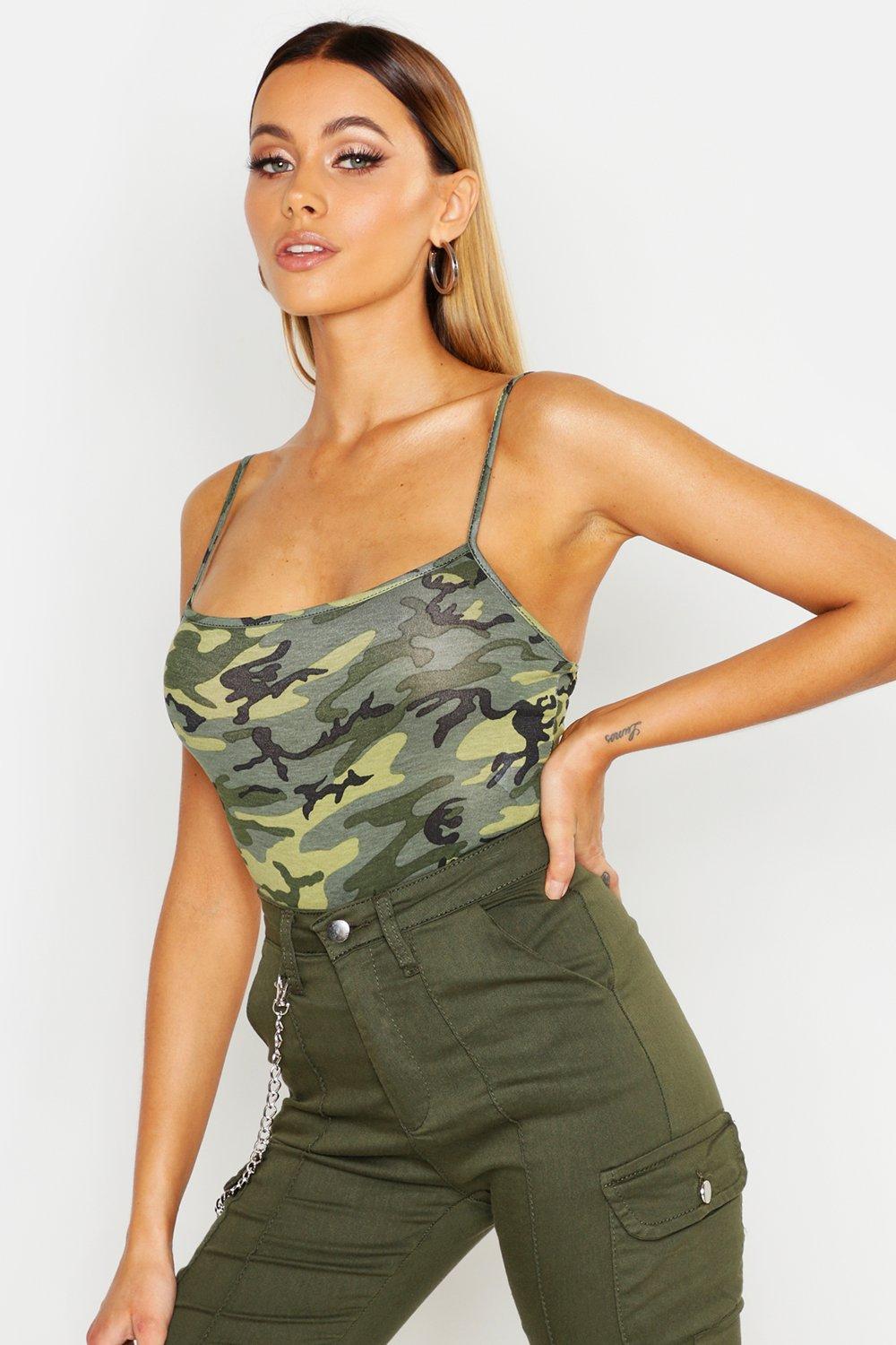 camo bodysuit