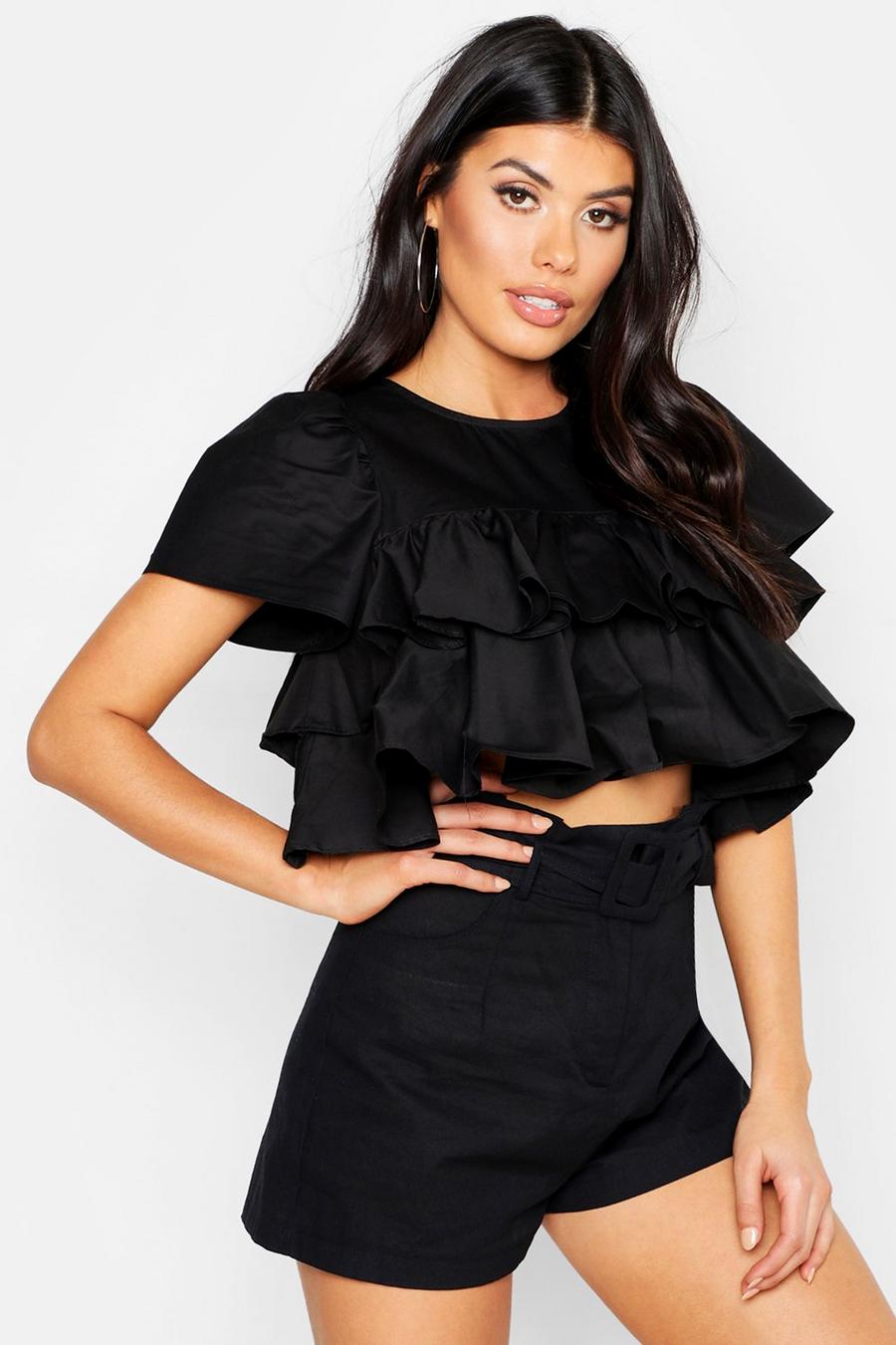 Ruffle Smock Top image number 1