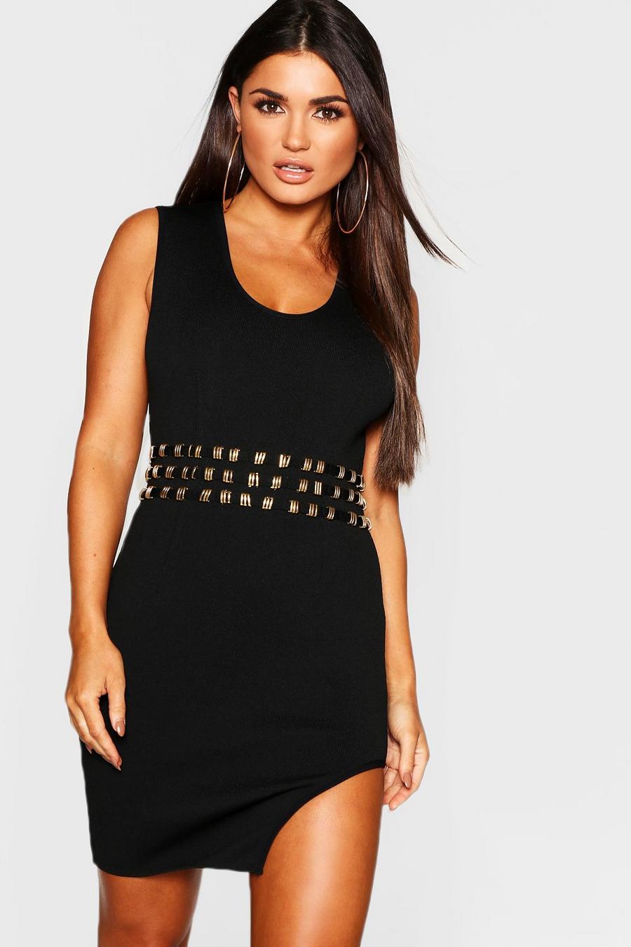 Studded Waist Bodycon Dress image number 1