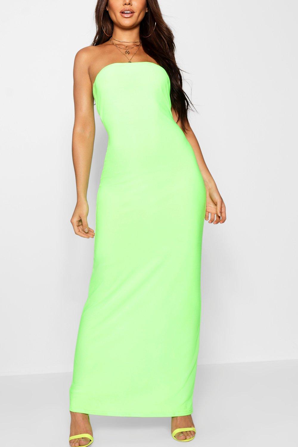 Boohoo neon outlet dress