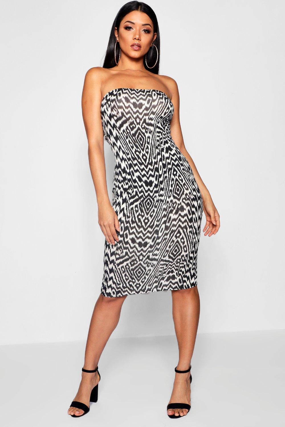 boohoo aztec dress