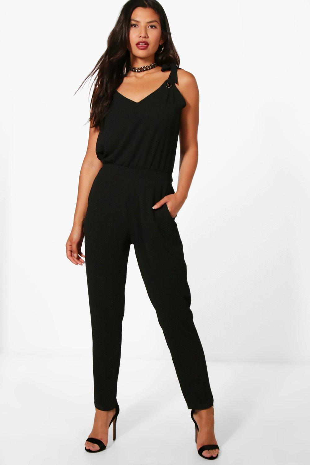 tie strap jumpsuit