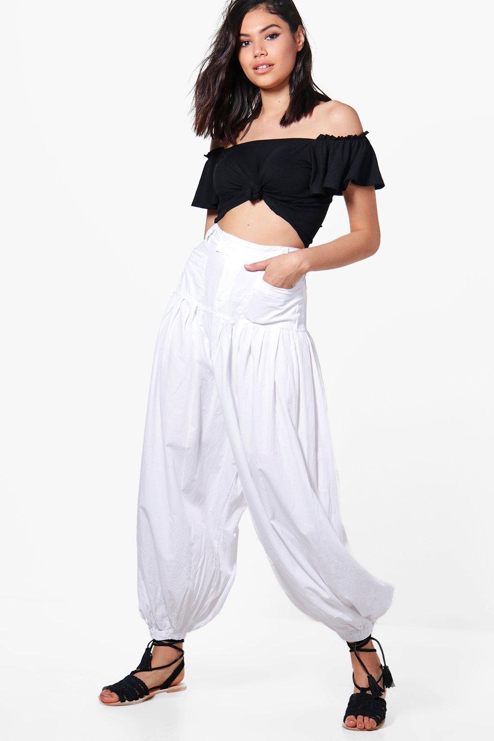 boohoo harem pants