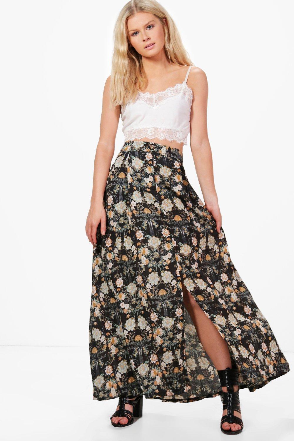 floral maxi skirt canada