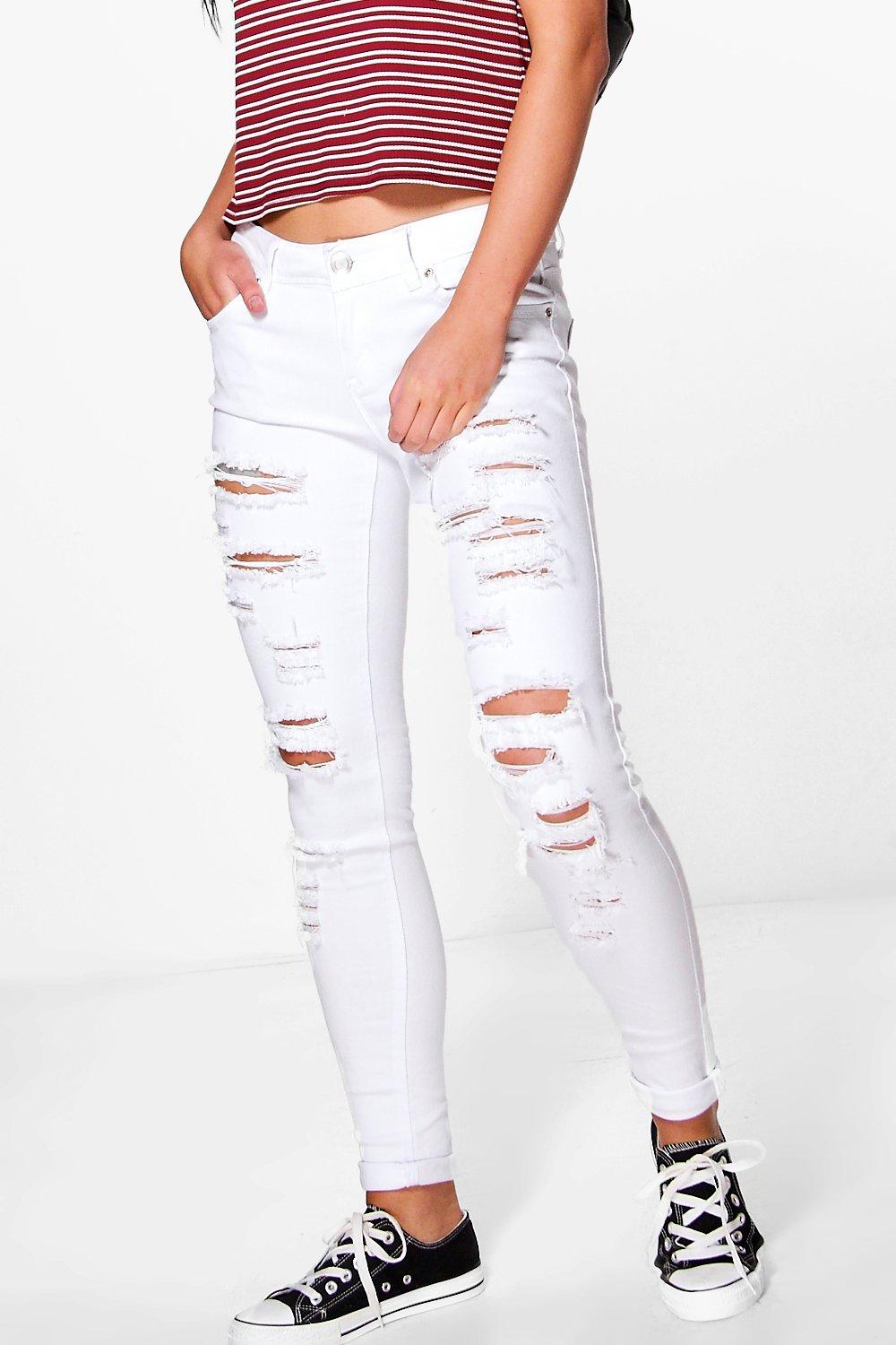 boohoo low rise jeans