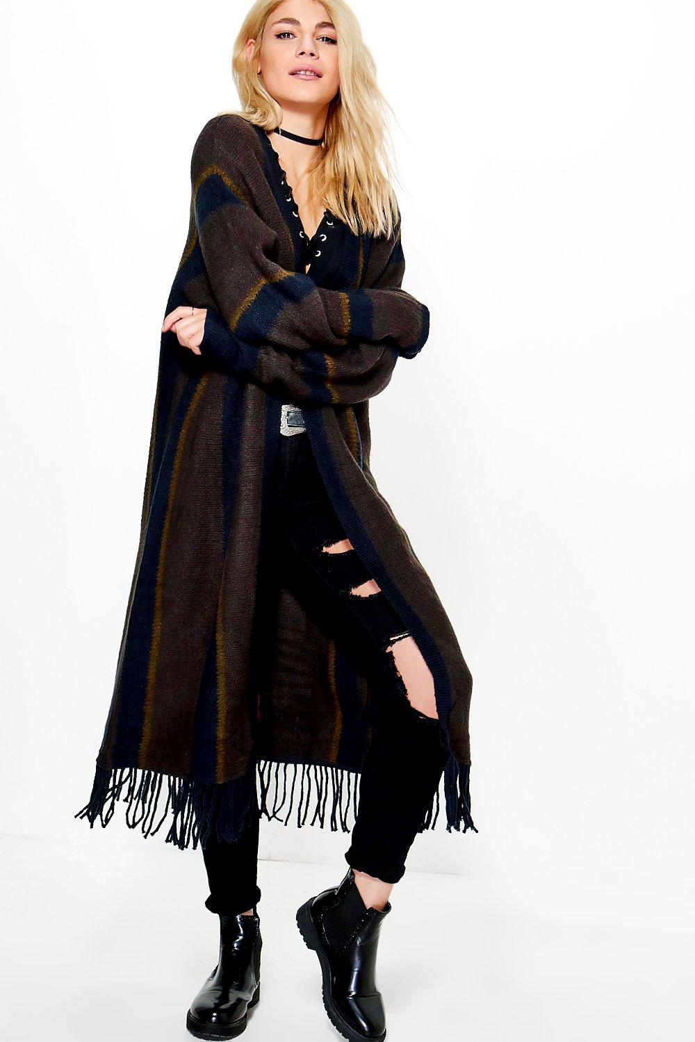 Long cardigan 2025 with tassels