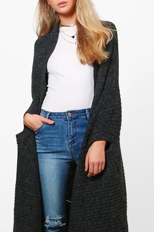 Boohoo 2024 waterfall cardigan