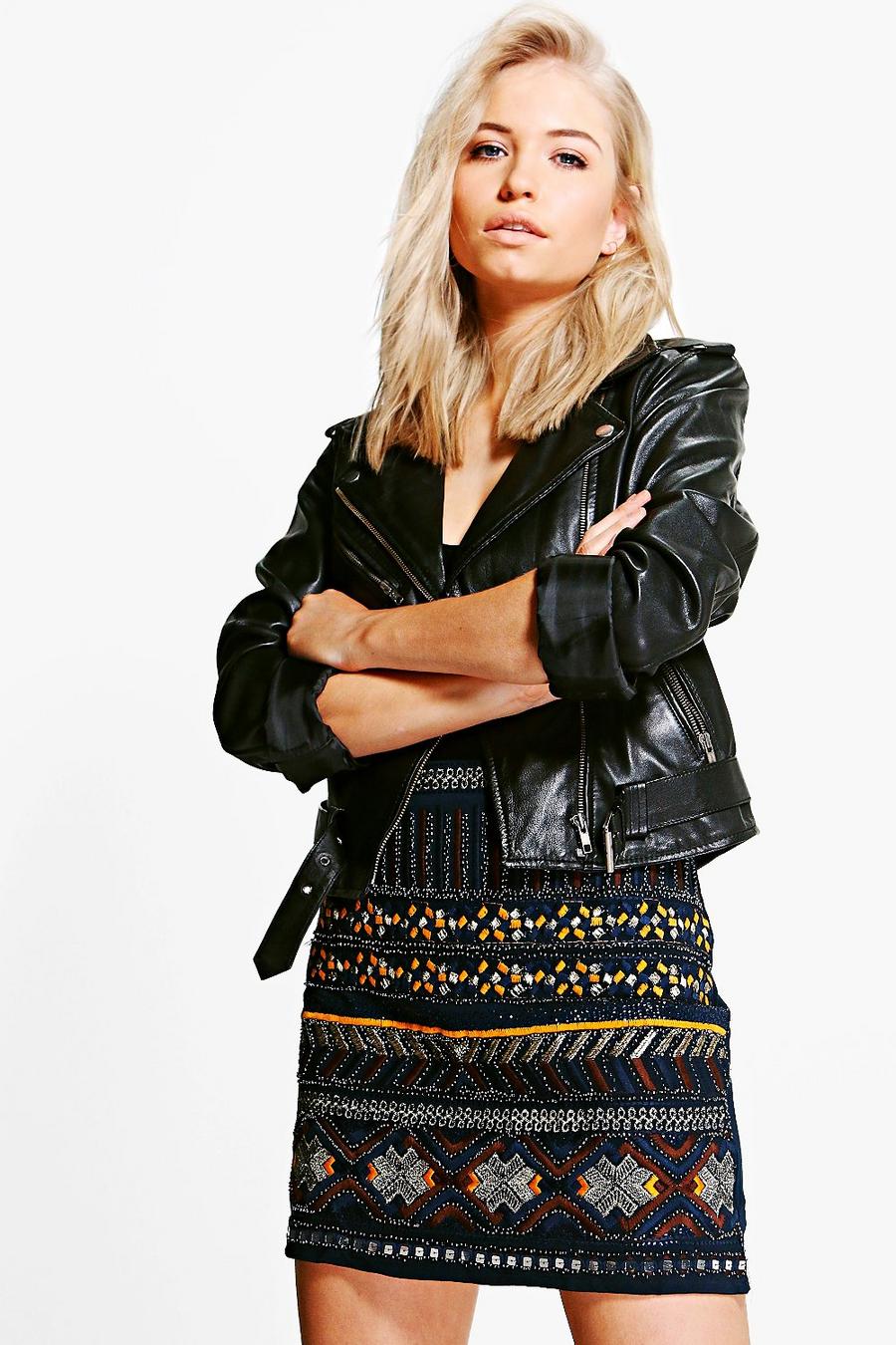 Marine Annie Aztec Mini Skirt image number 1