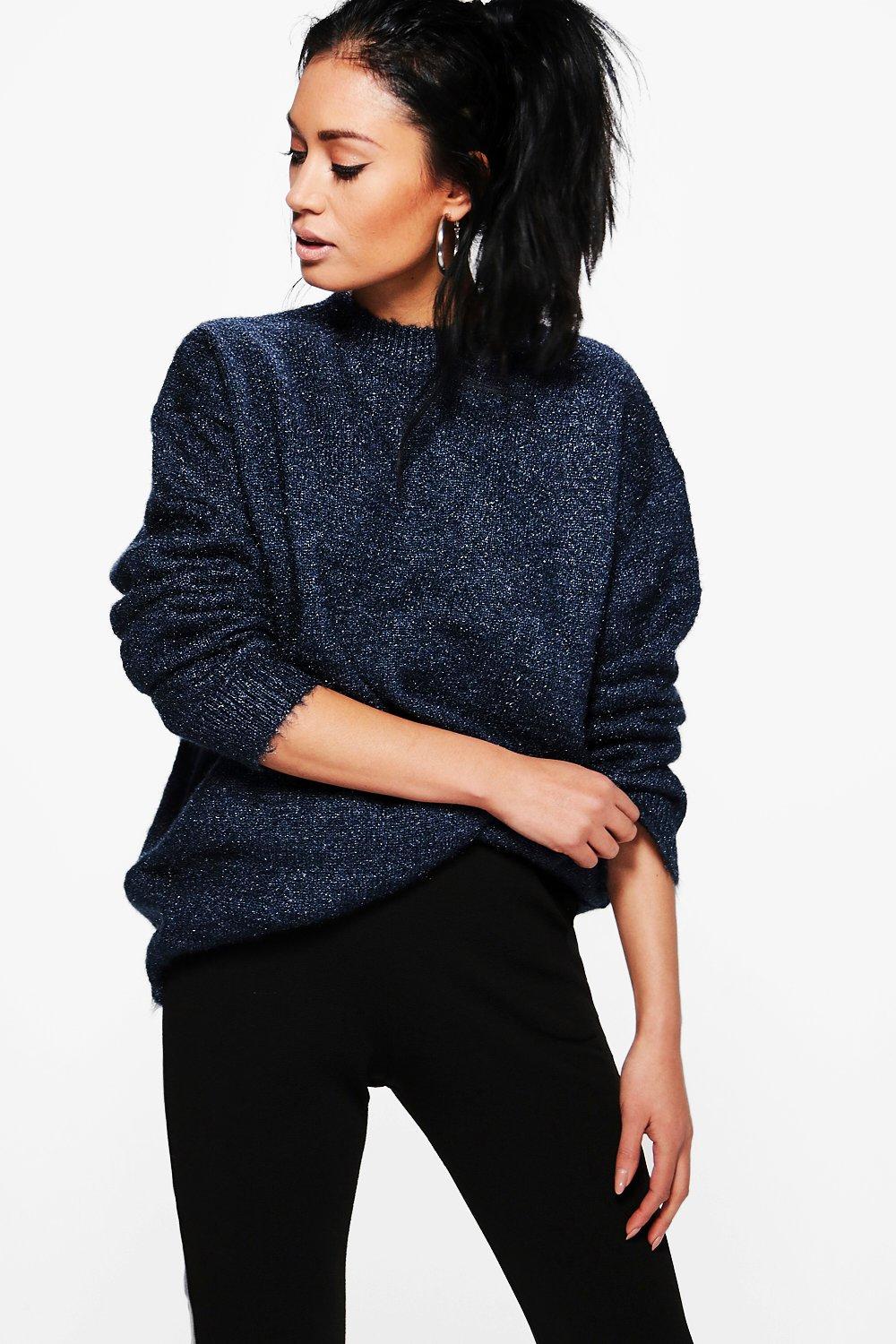oversized fine knit jumper