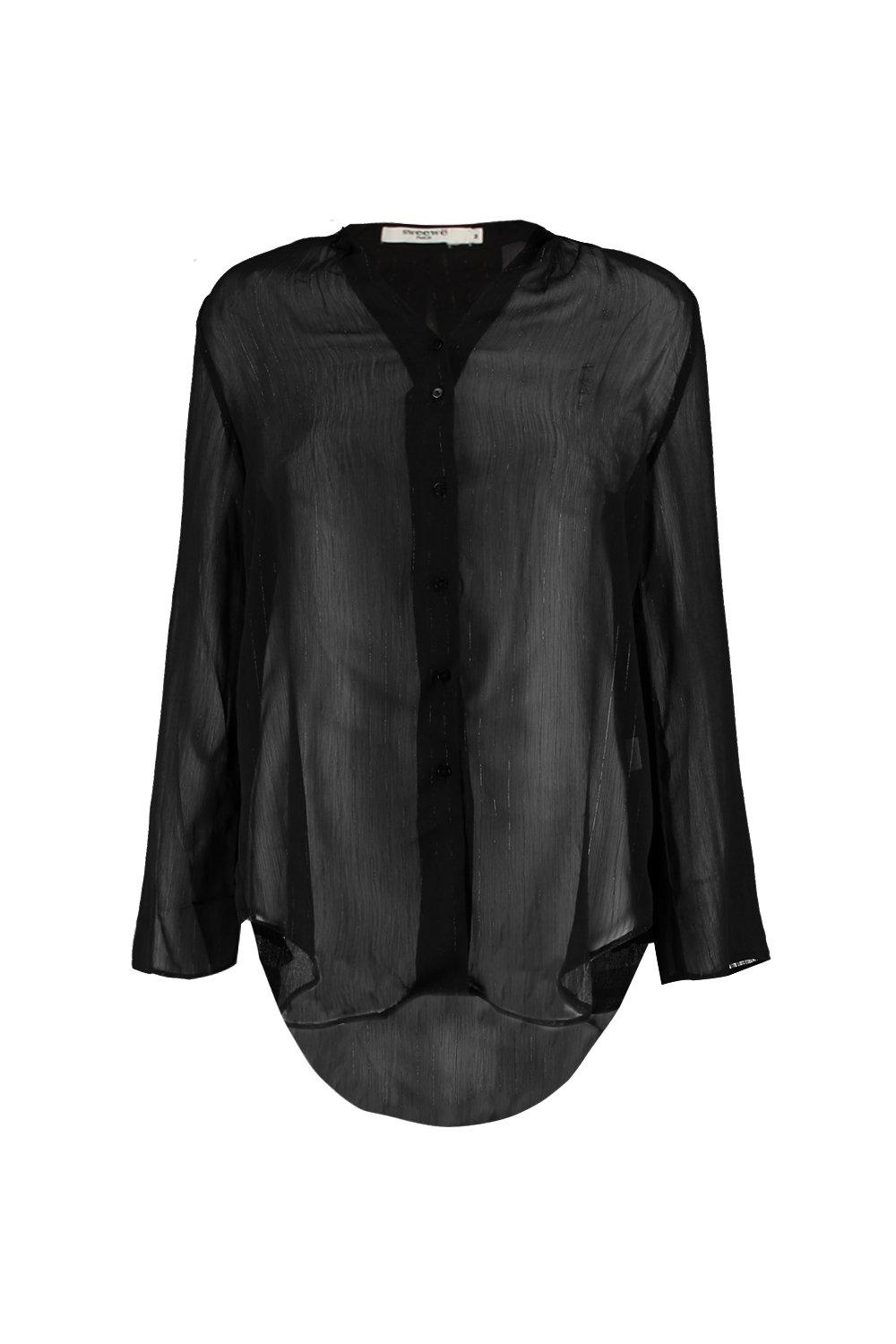 chemise transparente