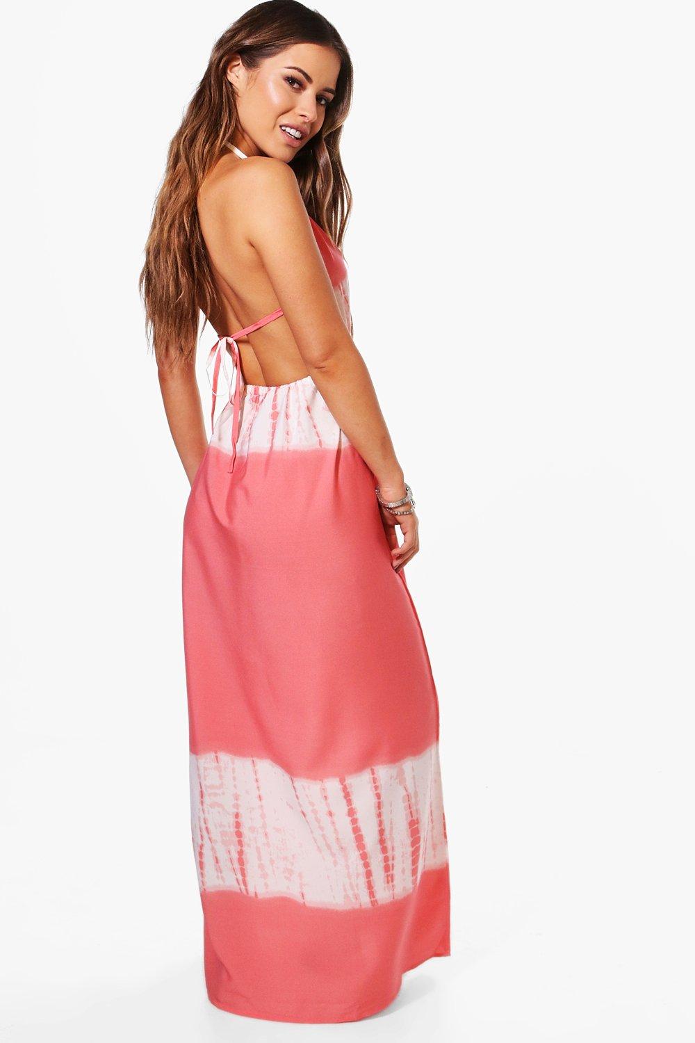 Tie dye 2024 maxi dress petite