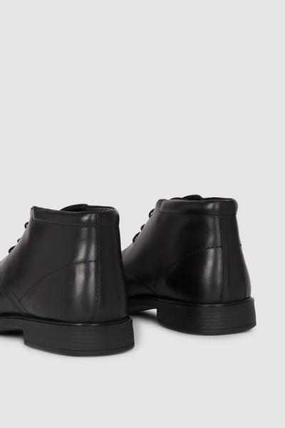 Debenhams black Halifax Leather Chukka Boot