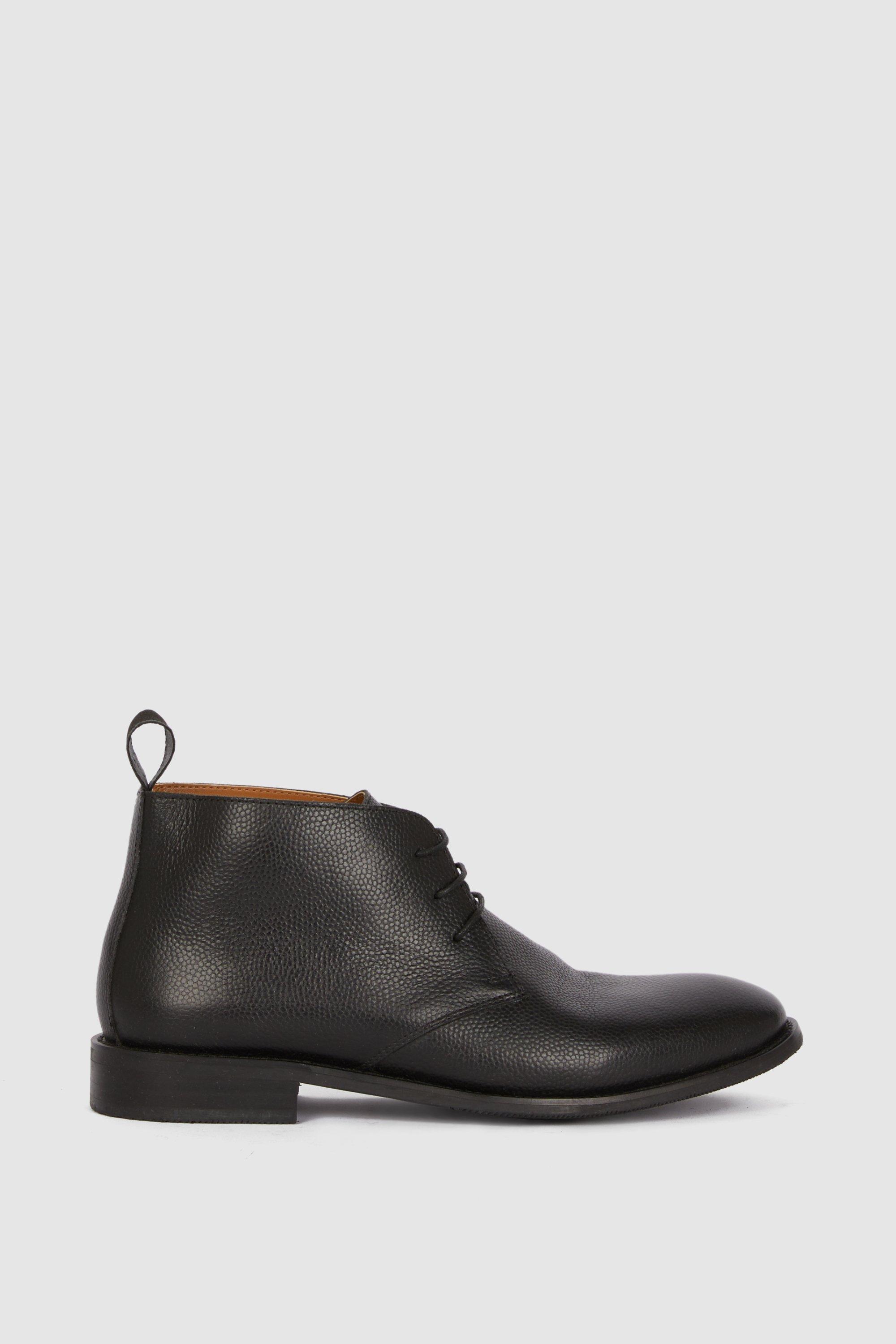 Debenhams Thomas Blunt Pebble Grain Leather Chukka Boot | Debenhams