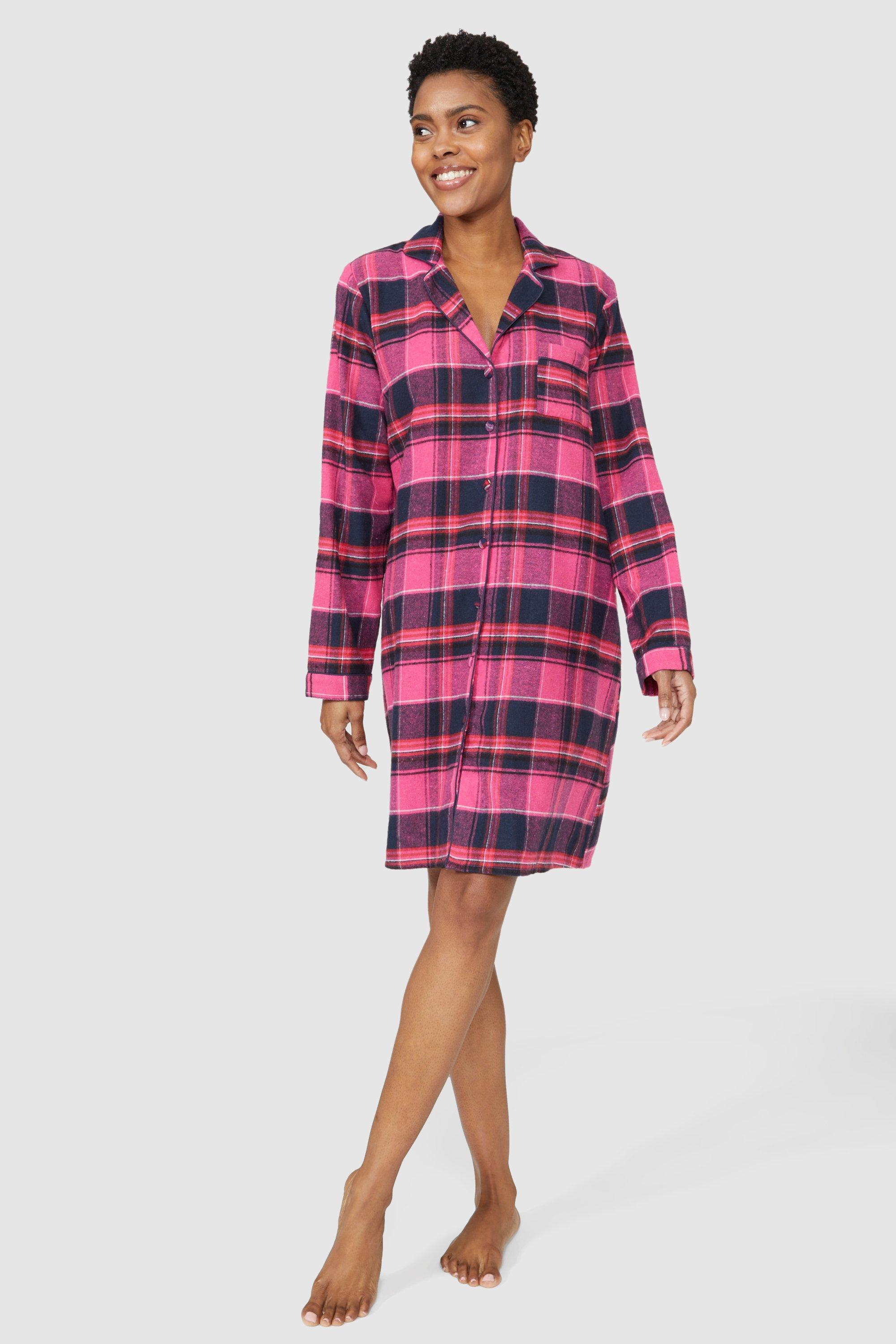 Debenhams Check Revere Nightshirt Debenhams