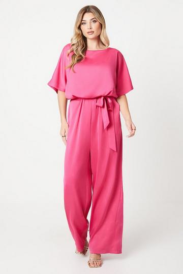 Debut London by Coast Wide Leg Jumpsuit pink