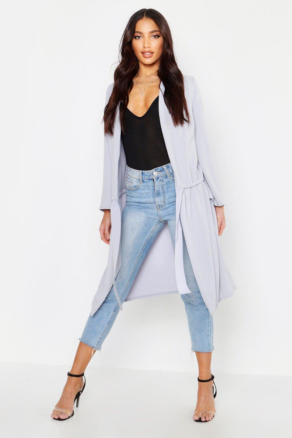 boohoo duster coat