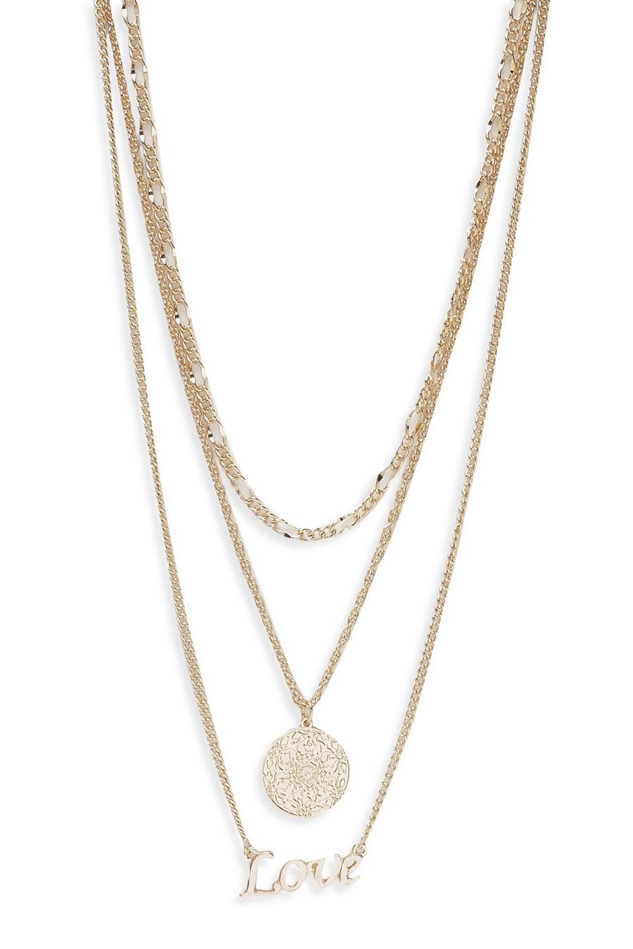 Love & Sovereign Coin Layer Necklace image number 1