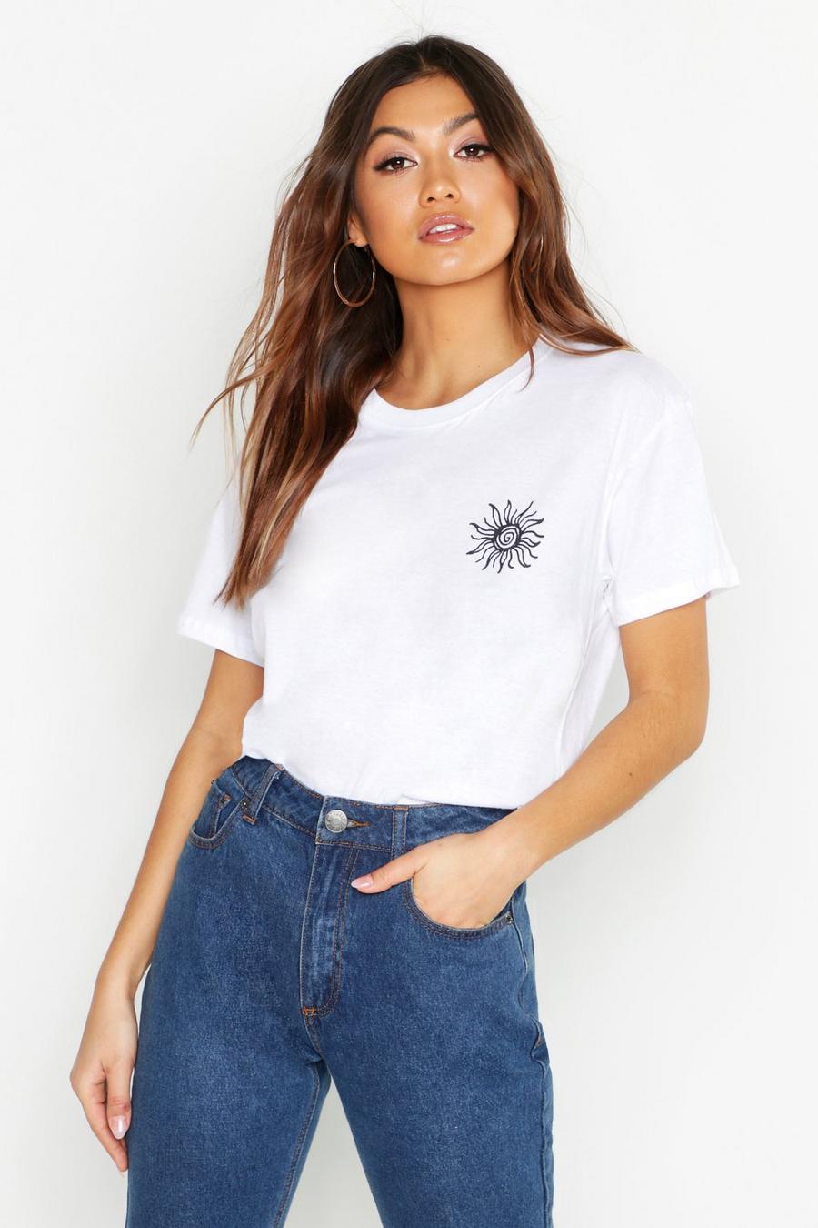 Camiseta con bolsillo con eslogan “Sunshine” image number 1