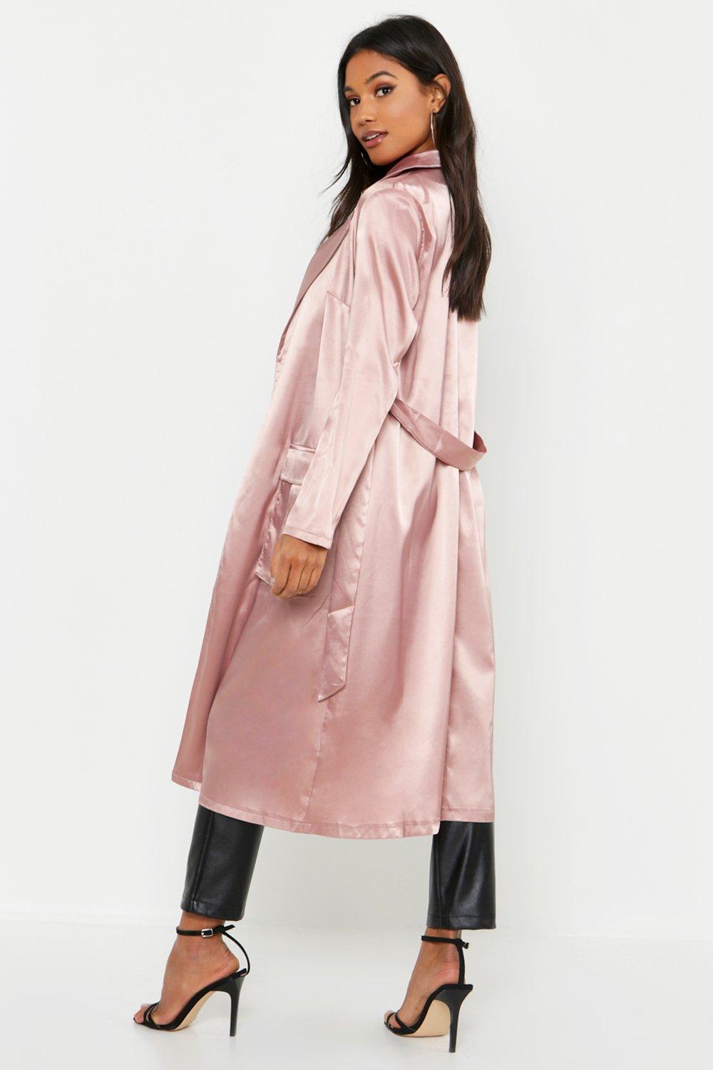 Satin coat on sale