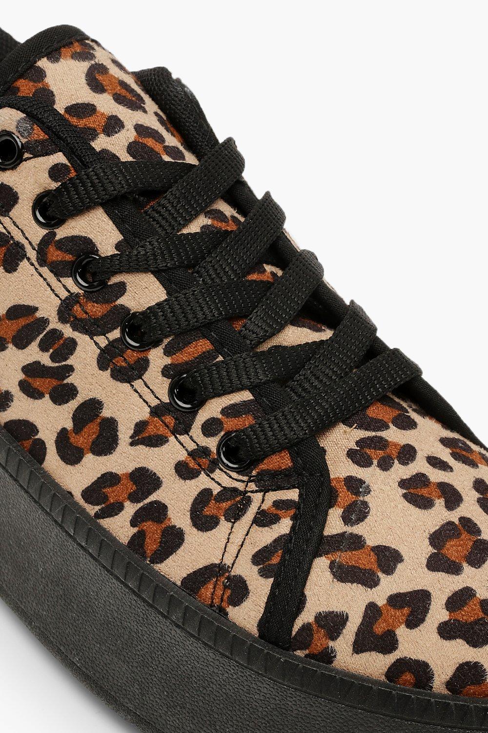 Animal print 2025 platform trainers