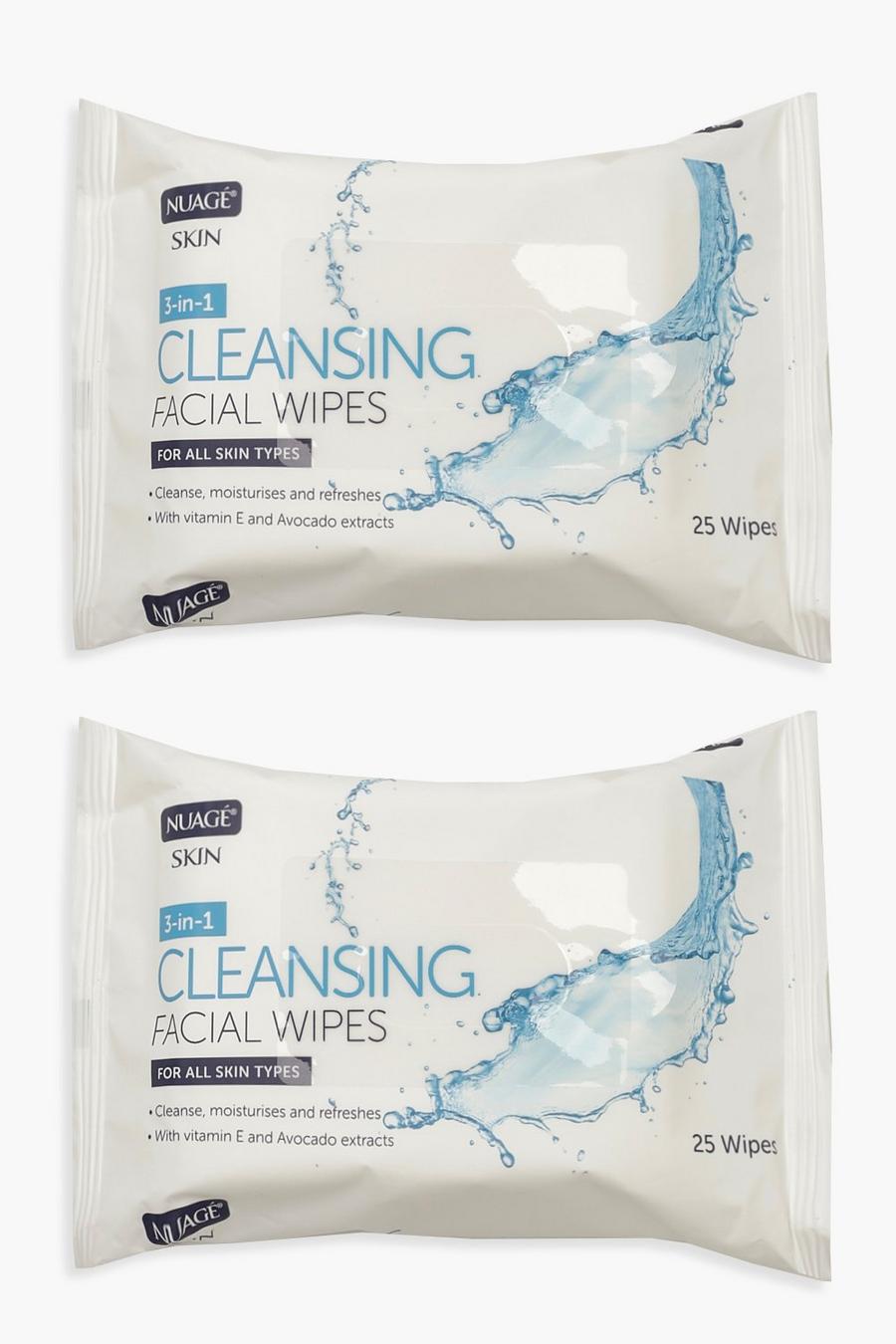 Clear 3 In 1 Cleansing Facial Wipes image number 1