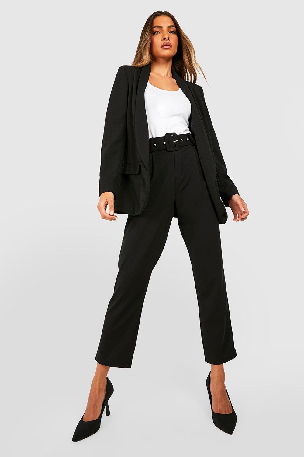 boohoo curve blazer