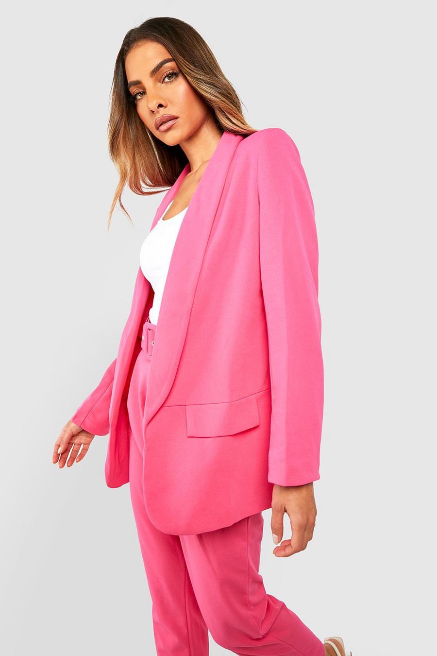 Hot pink Tailored Blazer image number 1