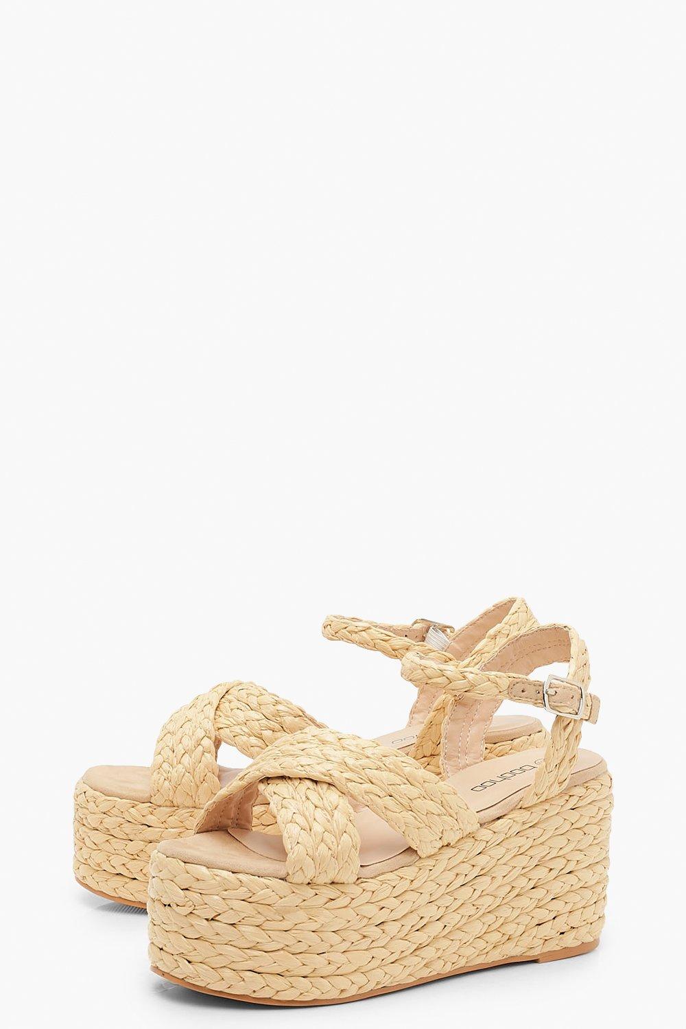 Espadrilles compens es plates brides