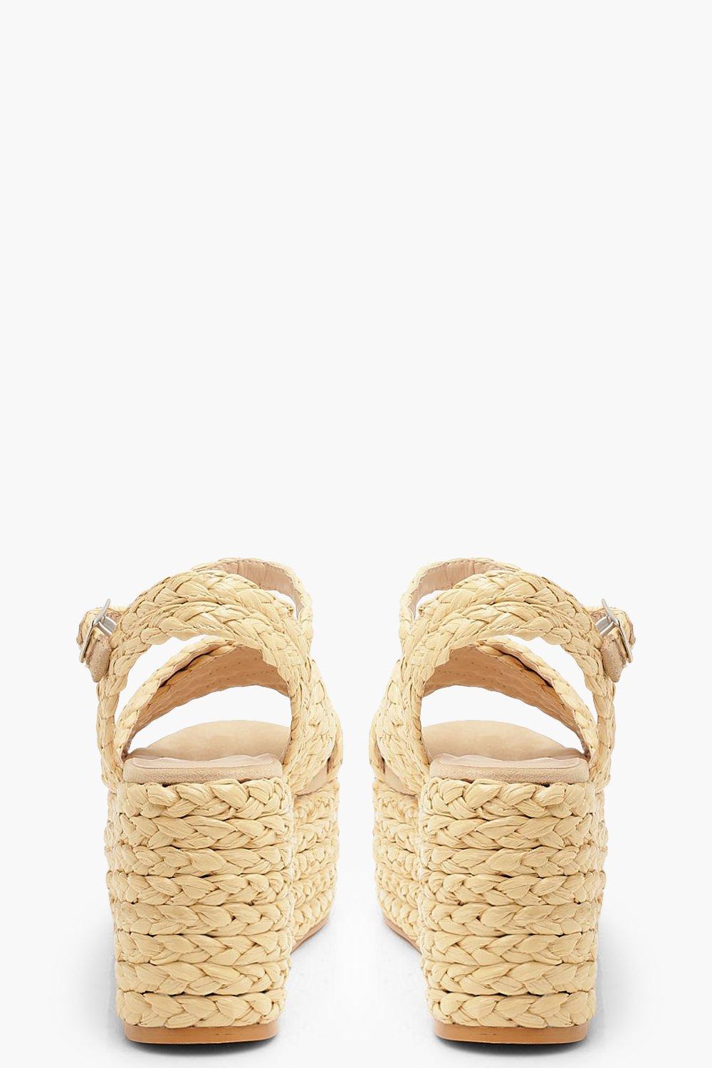 Espadrilles compens es plates brides