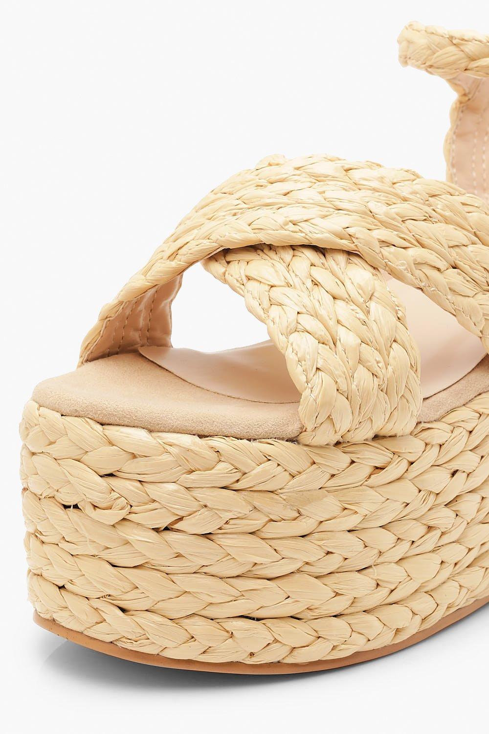 Espadrilles compens es plates brides