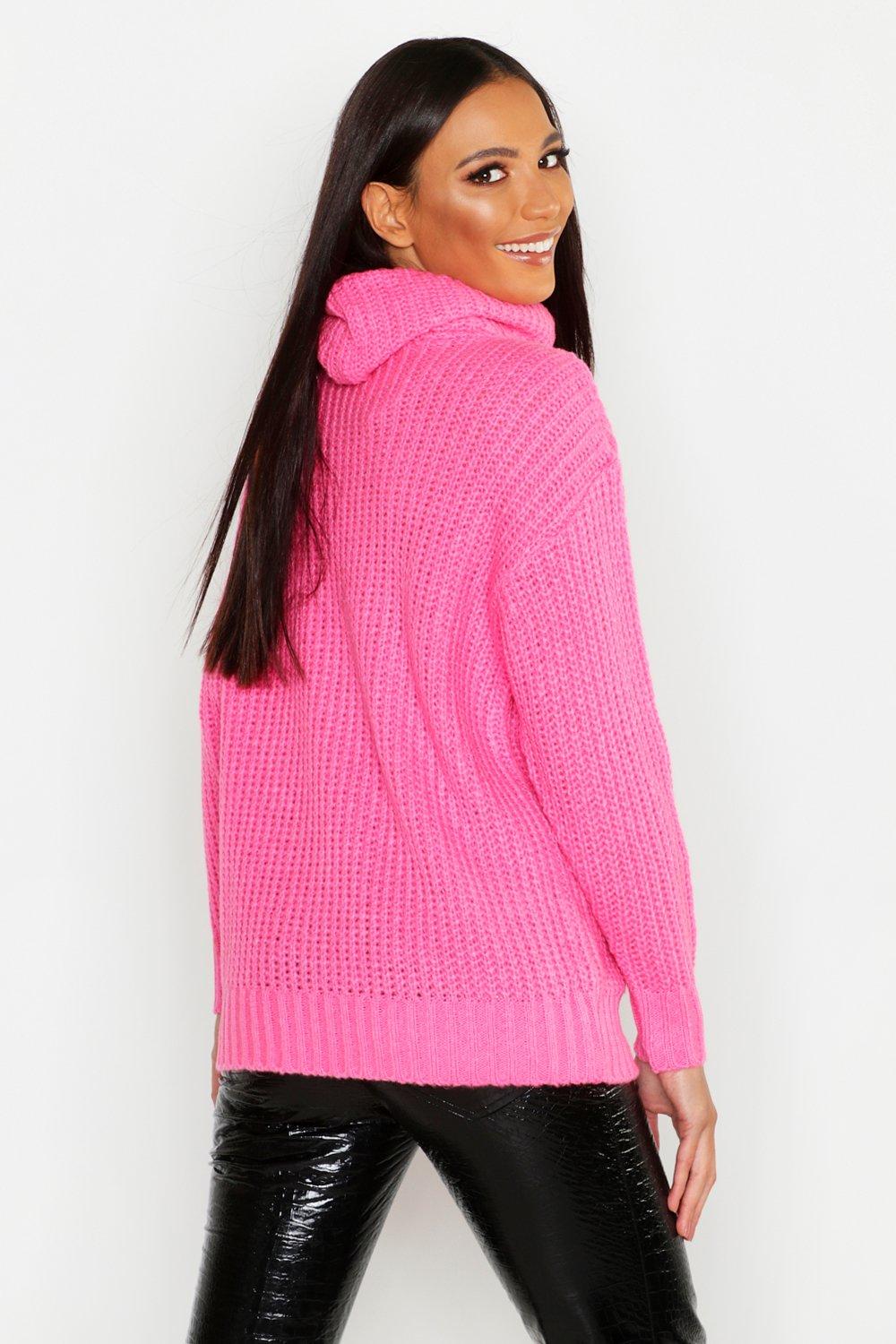 Boohoo neon jumper hotsell