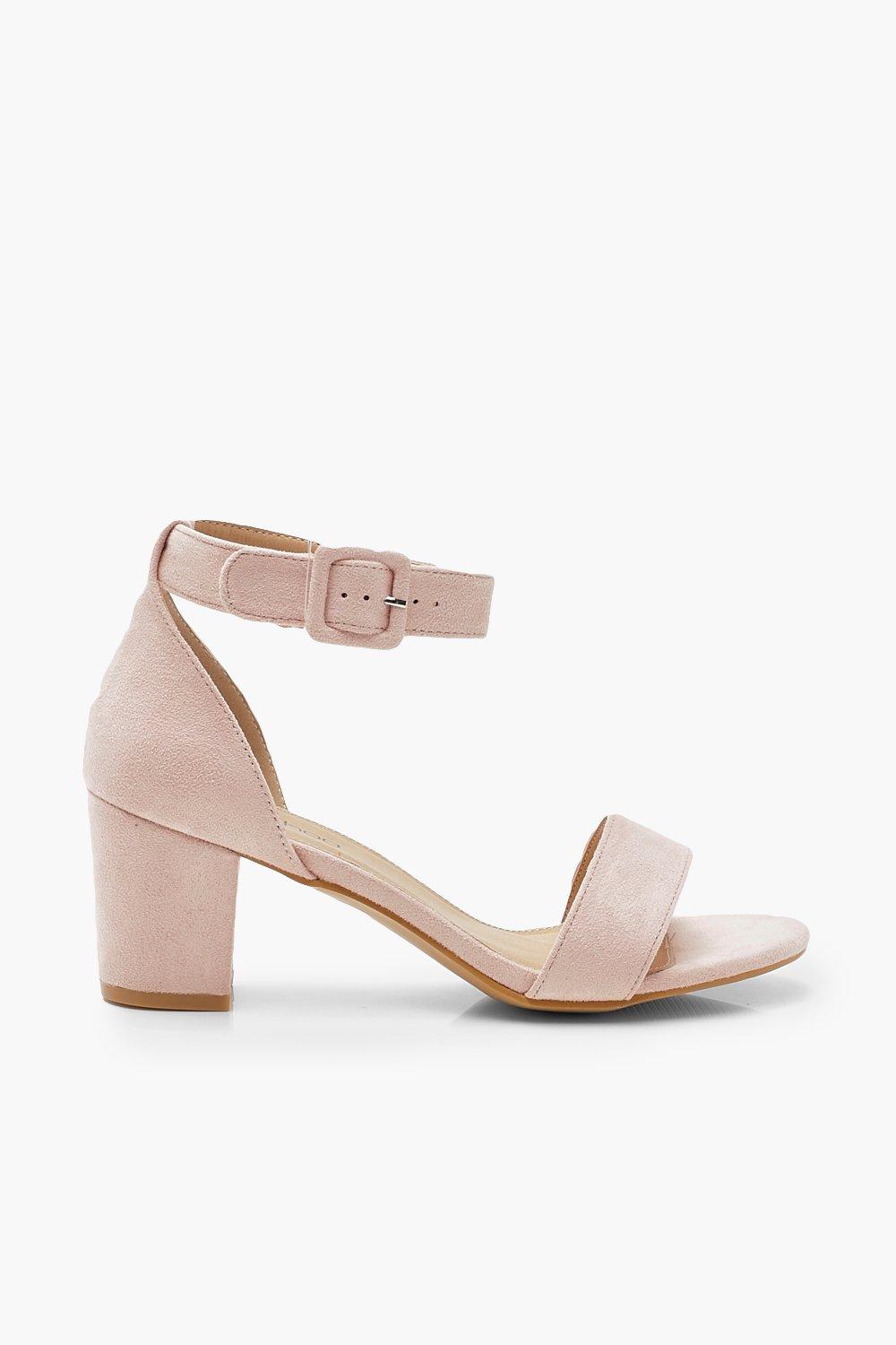 blush wide fit heels