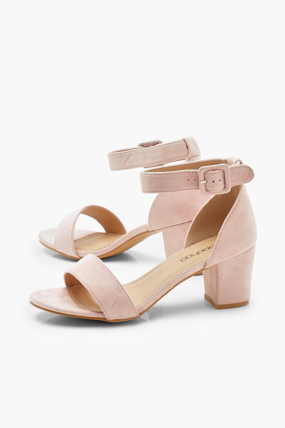 blush heels wide fit