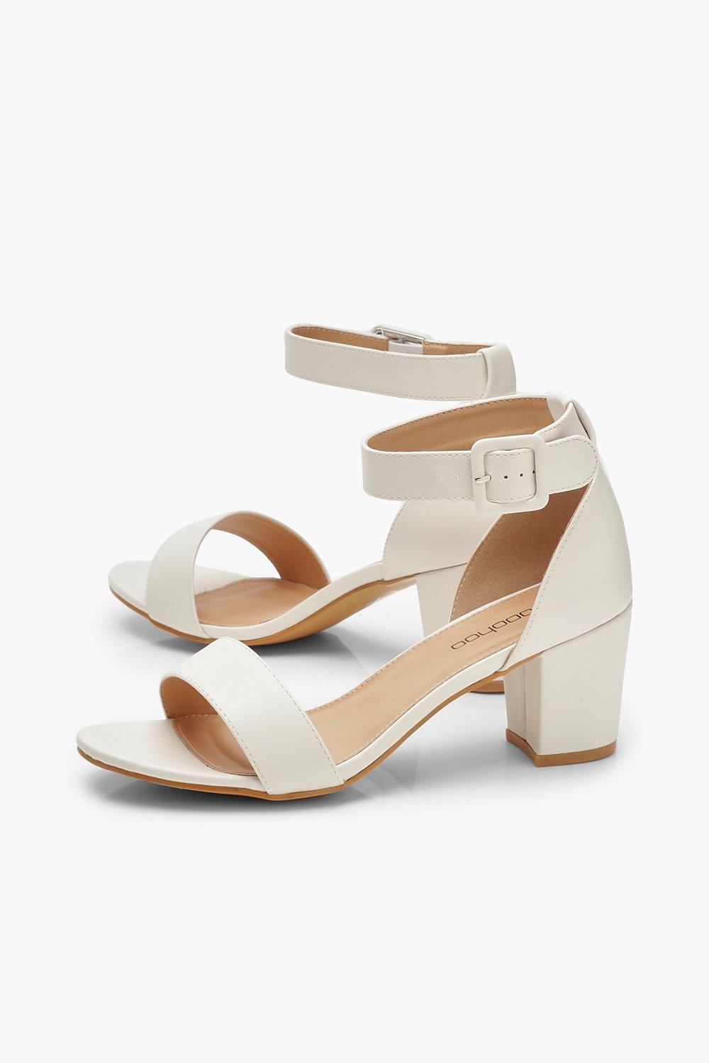 wide fit low block heel sandals