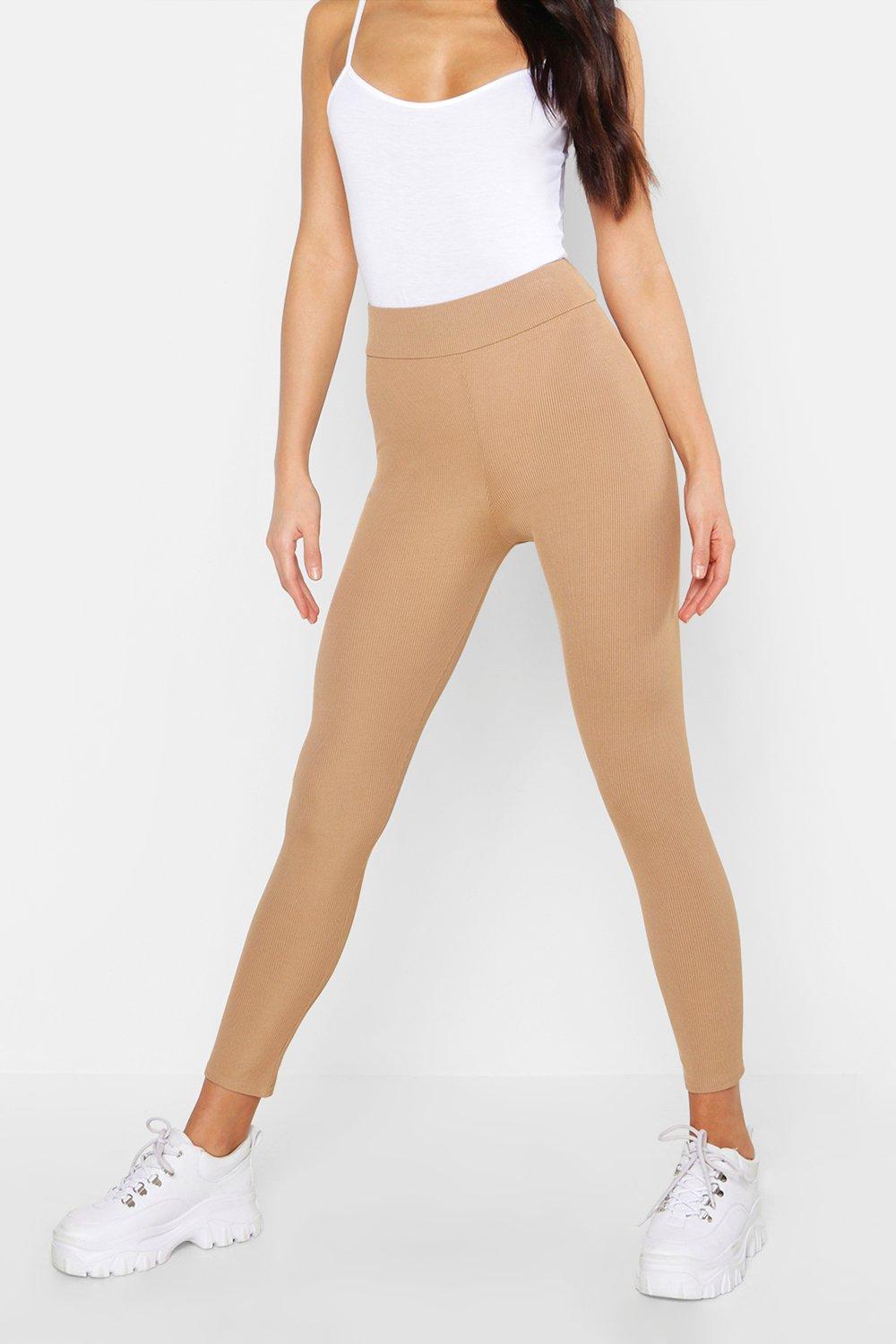 Women's Ribbed High Waist Leggings