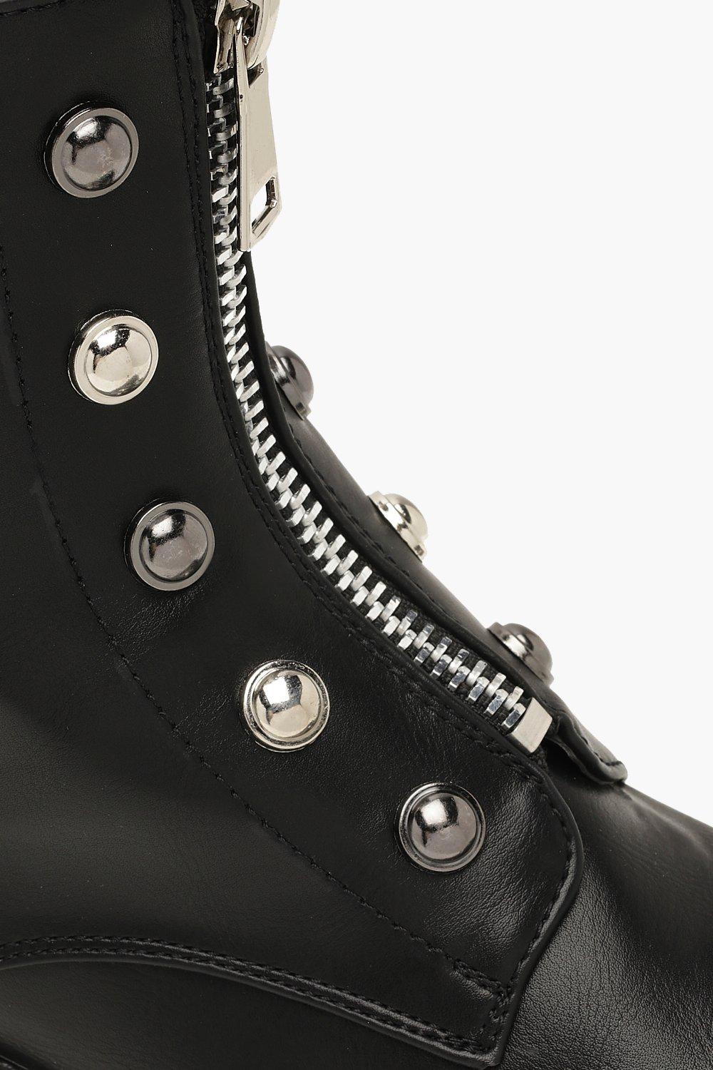 chaussure fermeture eclair devant