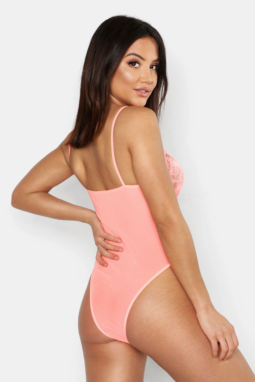 Boohoo cheap neon bodysuit