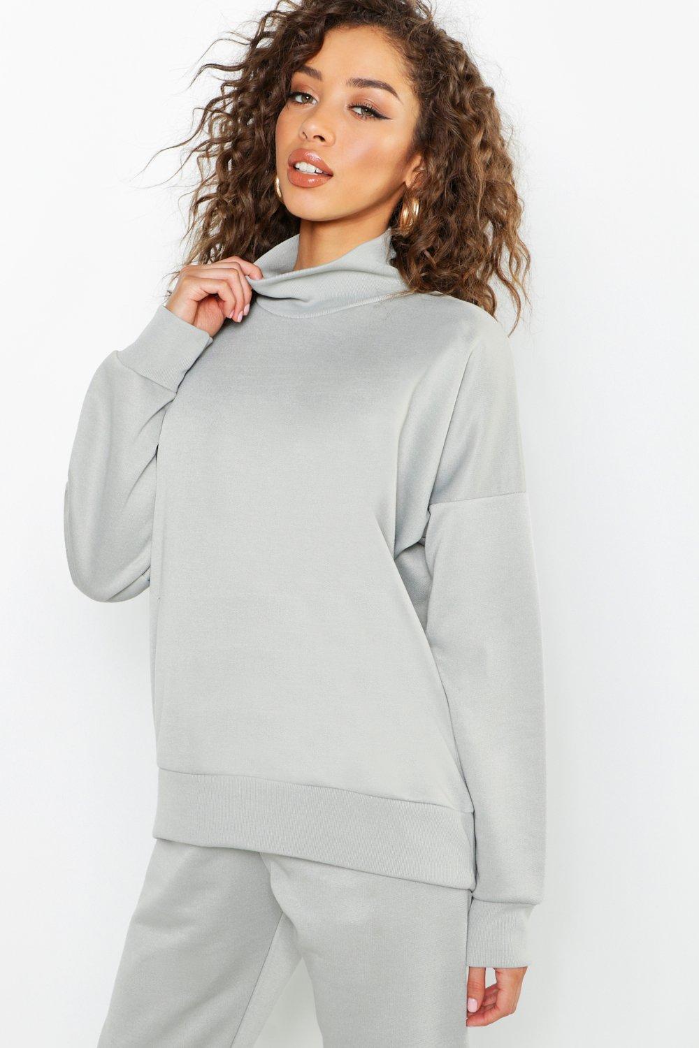 roll neck sweatshirt